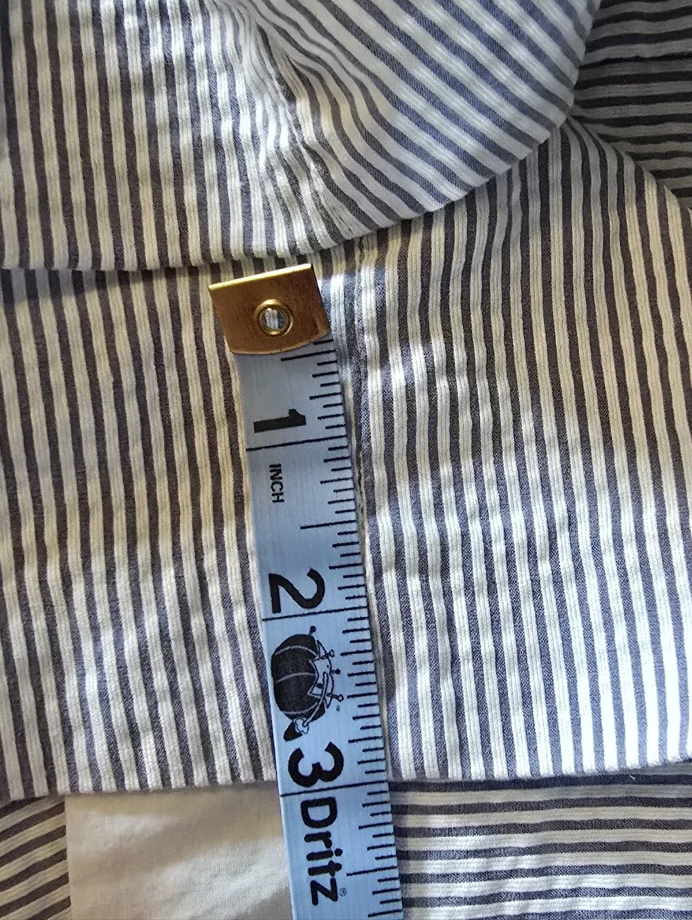 J. Crew Light Blue Seersucker High-Waist Women’s Shorts